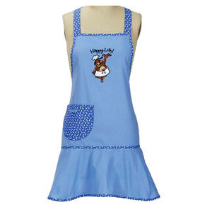 NWT Happy Dog Embroidered Apron by Kay Dee Designs